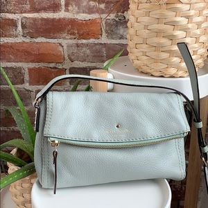 Kate Spade Jackson street blue leather crossbody